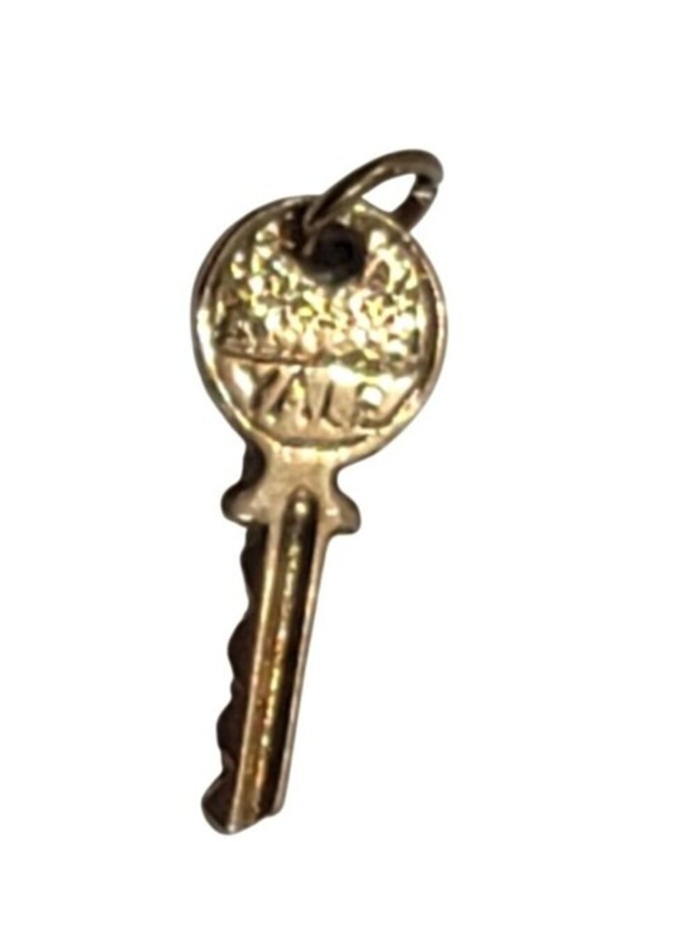 Miniature Gold Heart Padlock & Key Charm Set ASJ 375 Vintage Jewelry - Picture 7 of 11